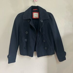 Old Navy Black Tailored Blazer with Decorative Waist Detail